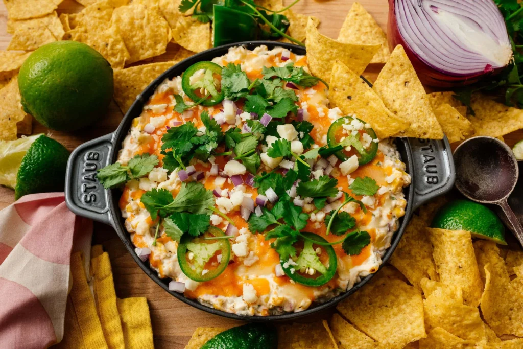 Dip Cremoso de Milho Mexicano