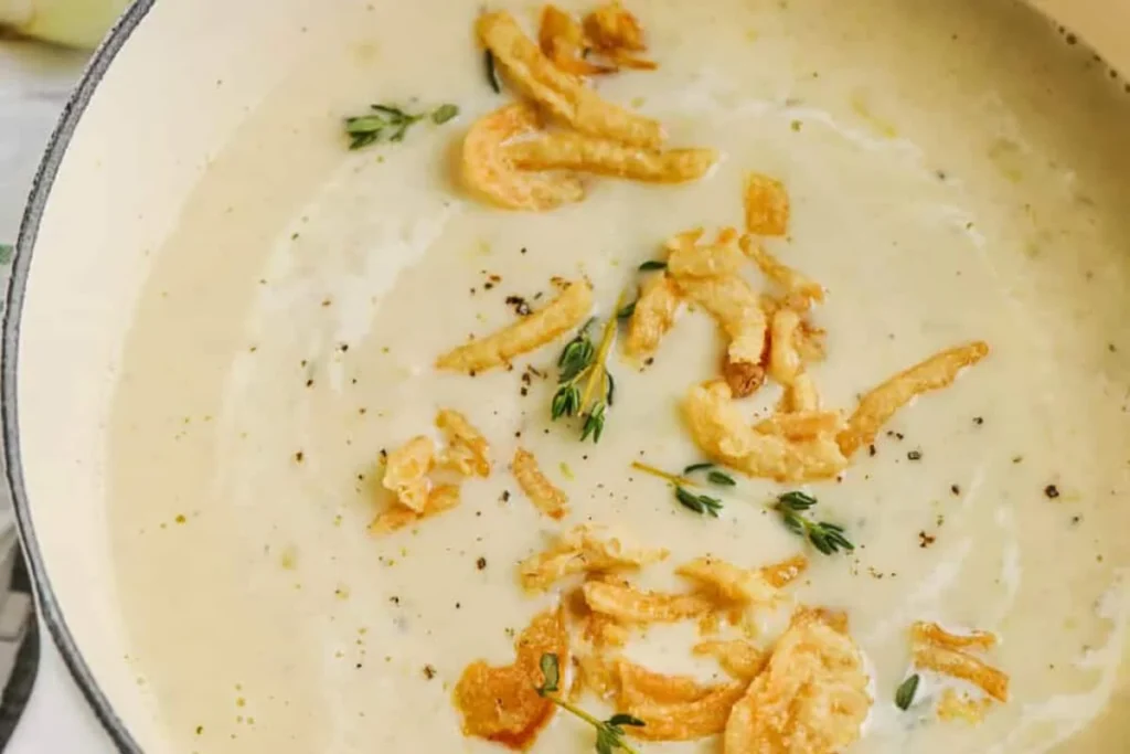 Sopa cremosa de cebola