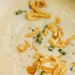 Sopa cremosa de cebola