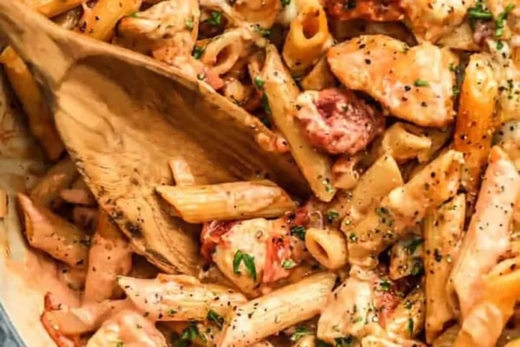 Macarrão Cremoso com Frango